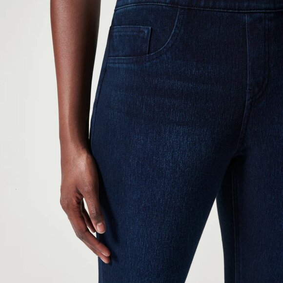 EUC Spanx Jean-ish Ankle Leggings, Twilight Rinse, 1X, petite! - Picture 2 of 6